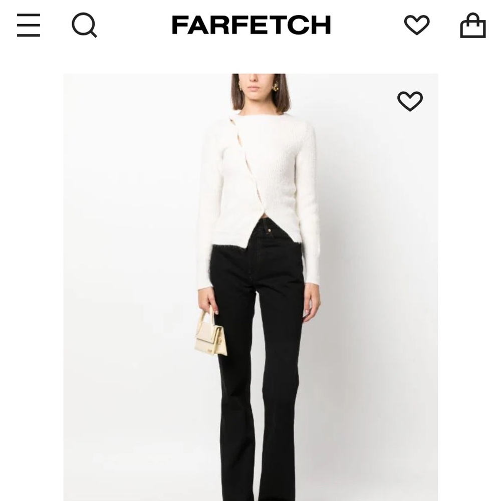 Jacquemus asymmetrical Cardigan